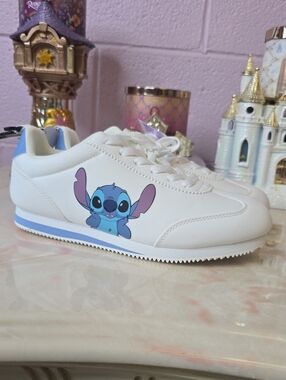 NWT Primark X Disney Stitch Trainer Sneakers Size 7 White & Blue